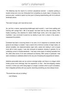 artists statement